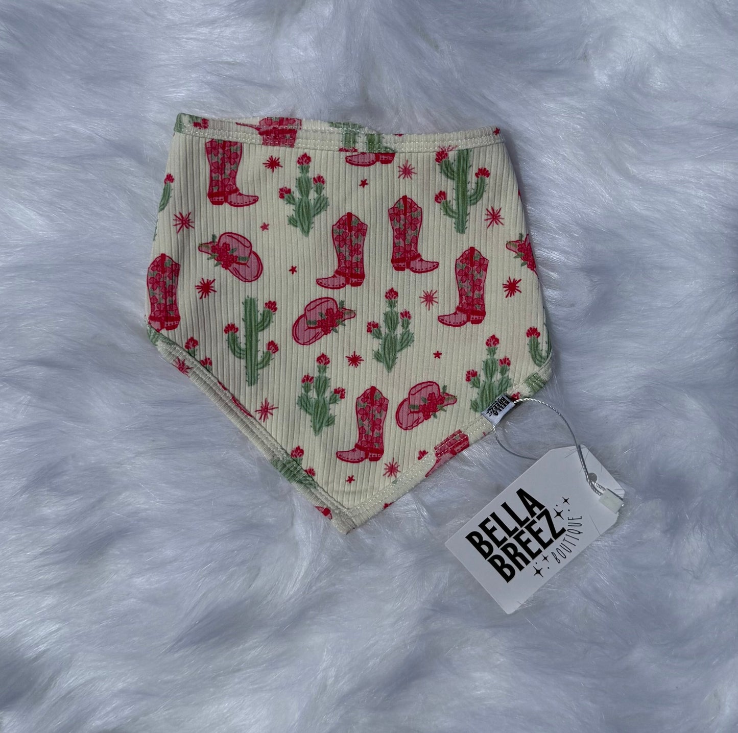 Coastal Cowgirl Ribbed Bamboo Bib