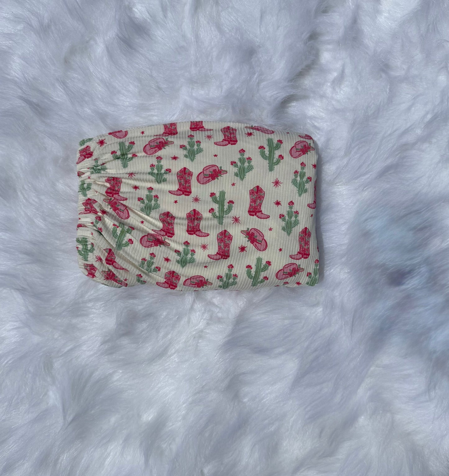 Coastal Cowgirl Bamboo Crib Sheet