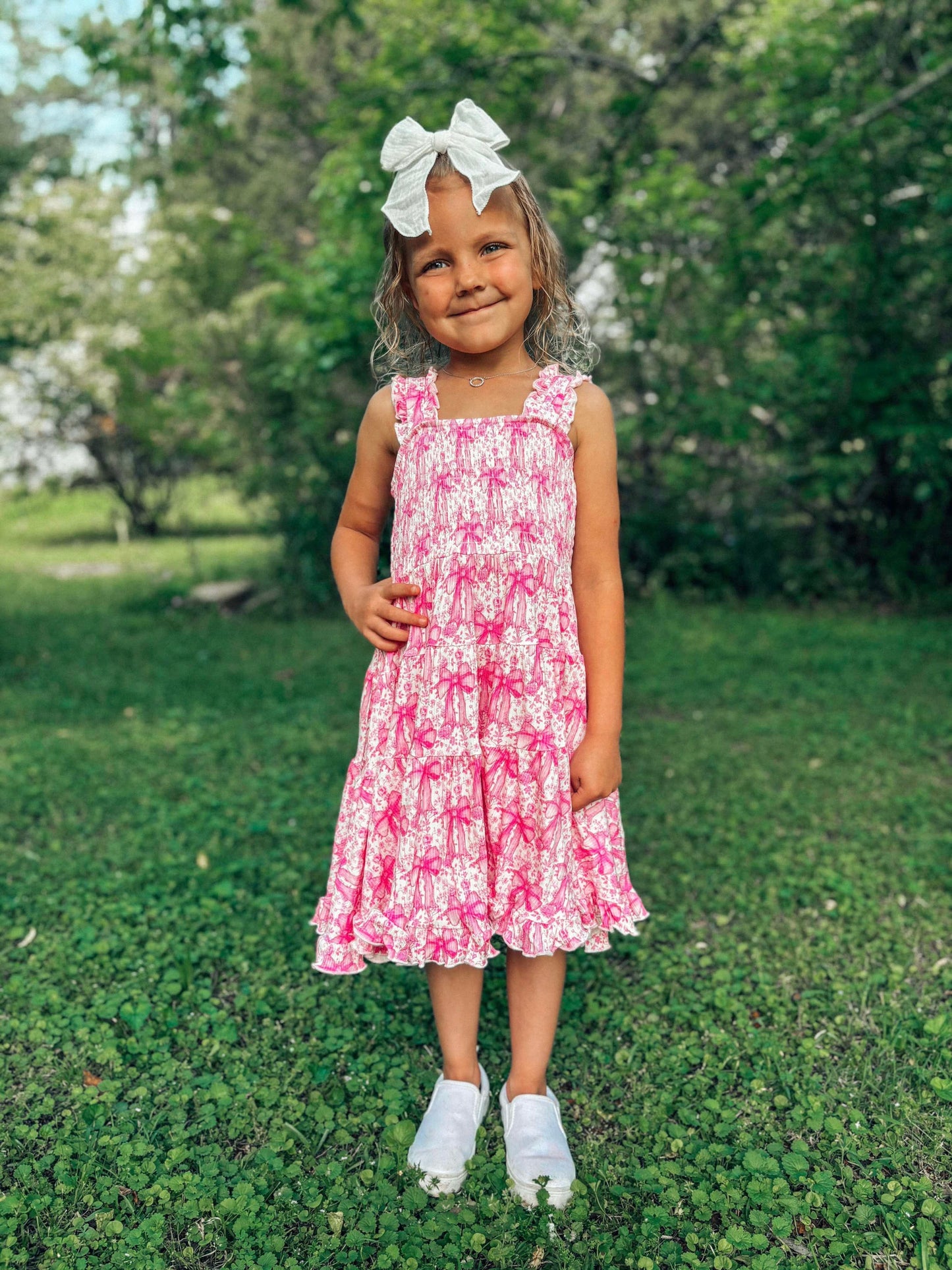 Blooming Bows Bamboo Dress