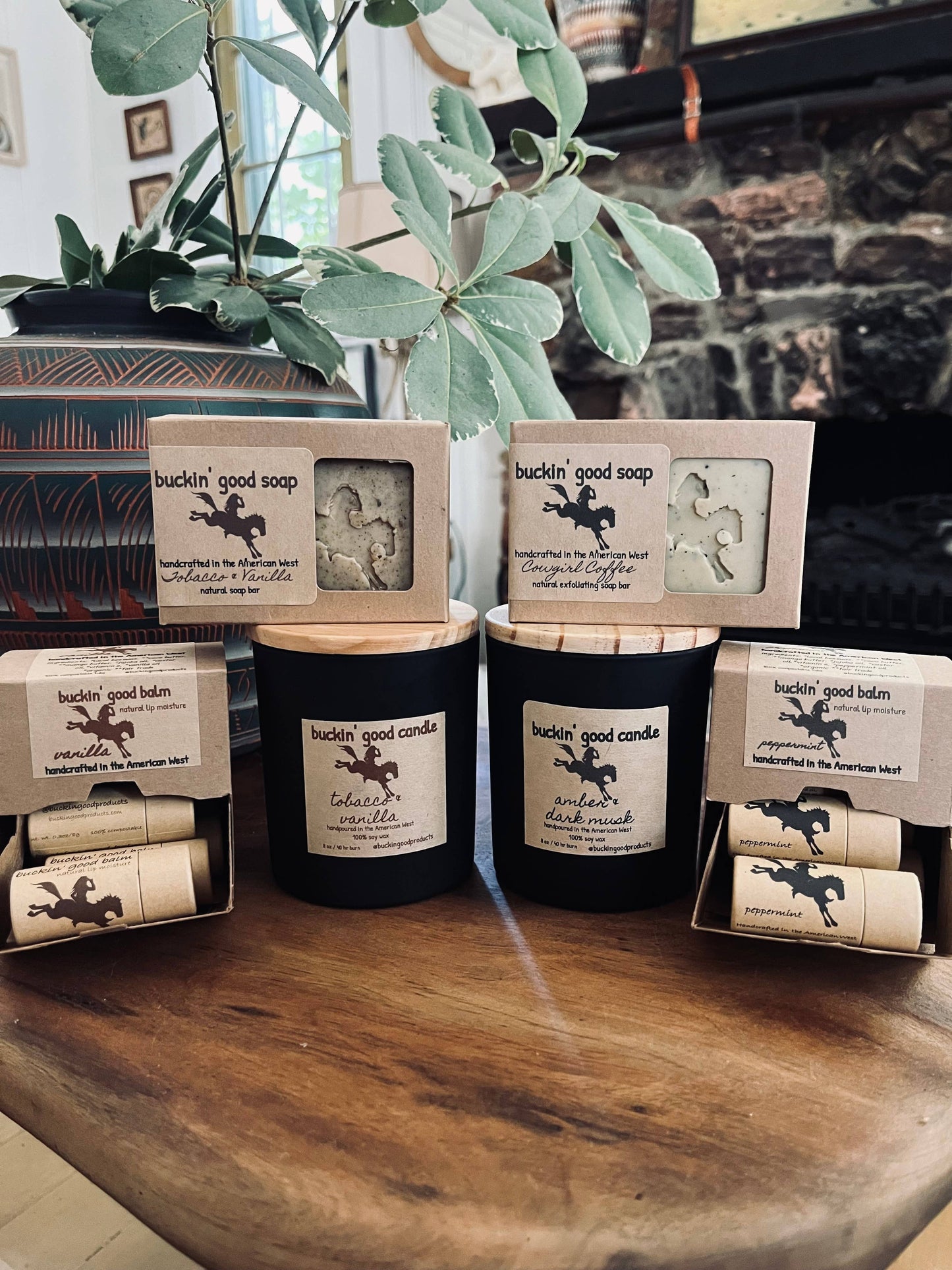 Candle Amber + Dark Musk Ceramic (western decor)