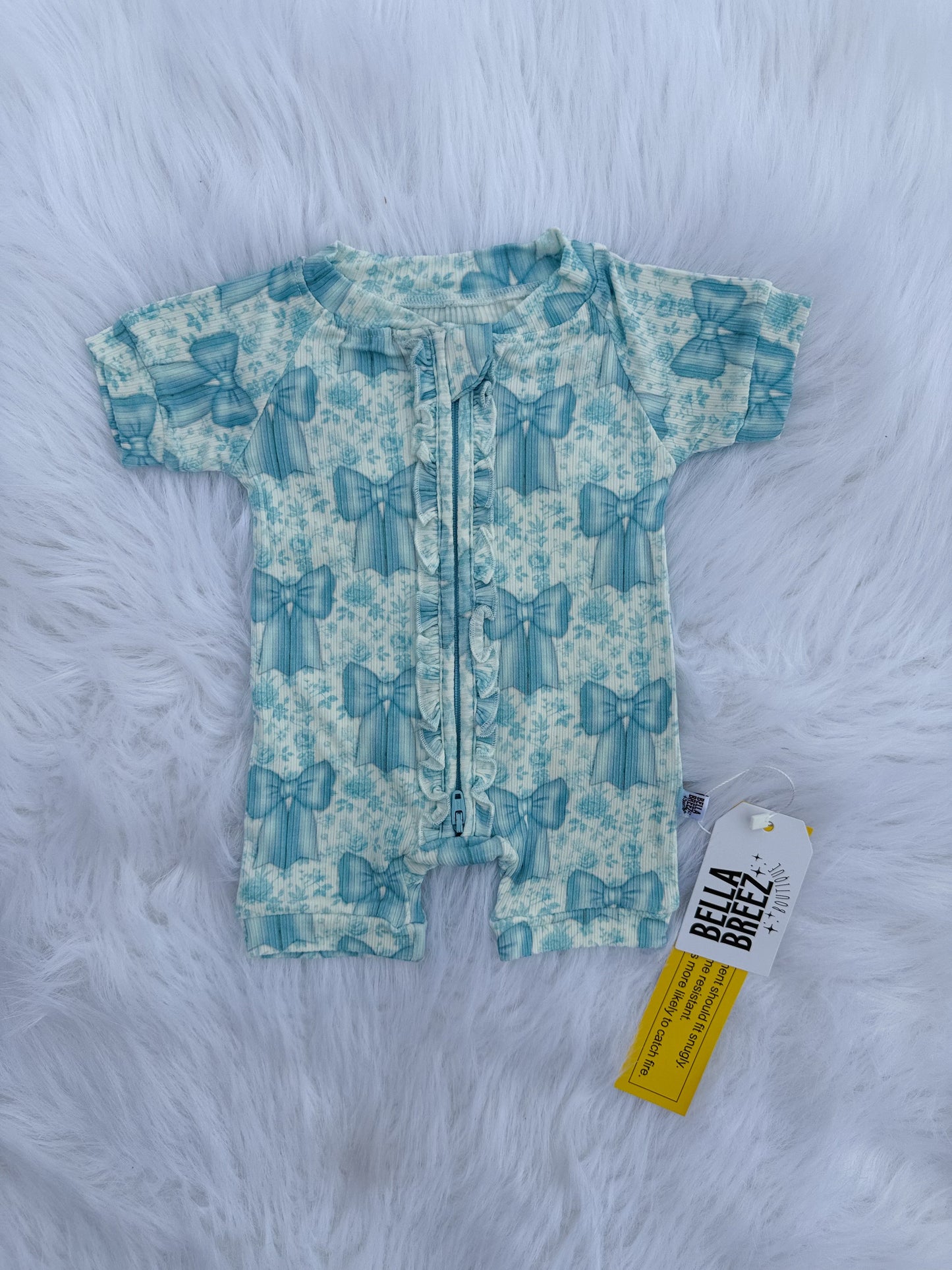 Blue Ribbon Dreams Bamboo Shortie Romper