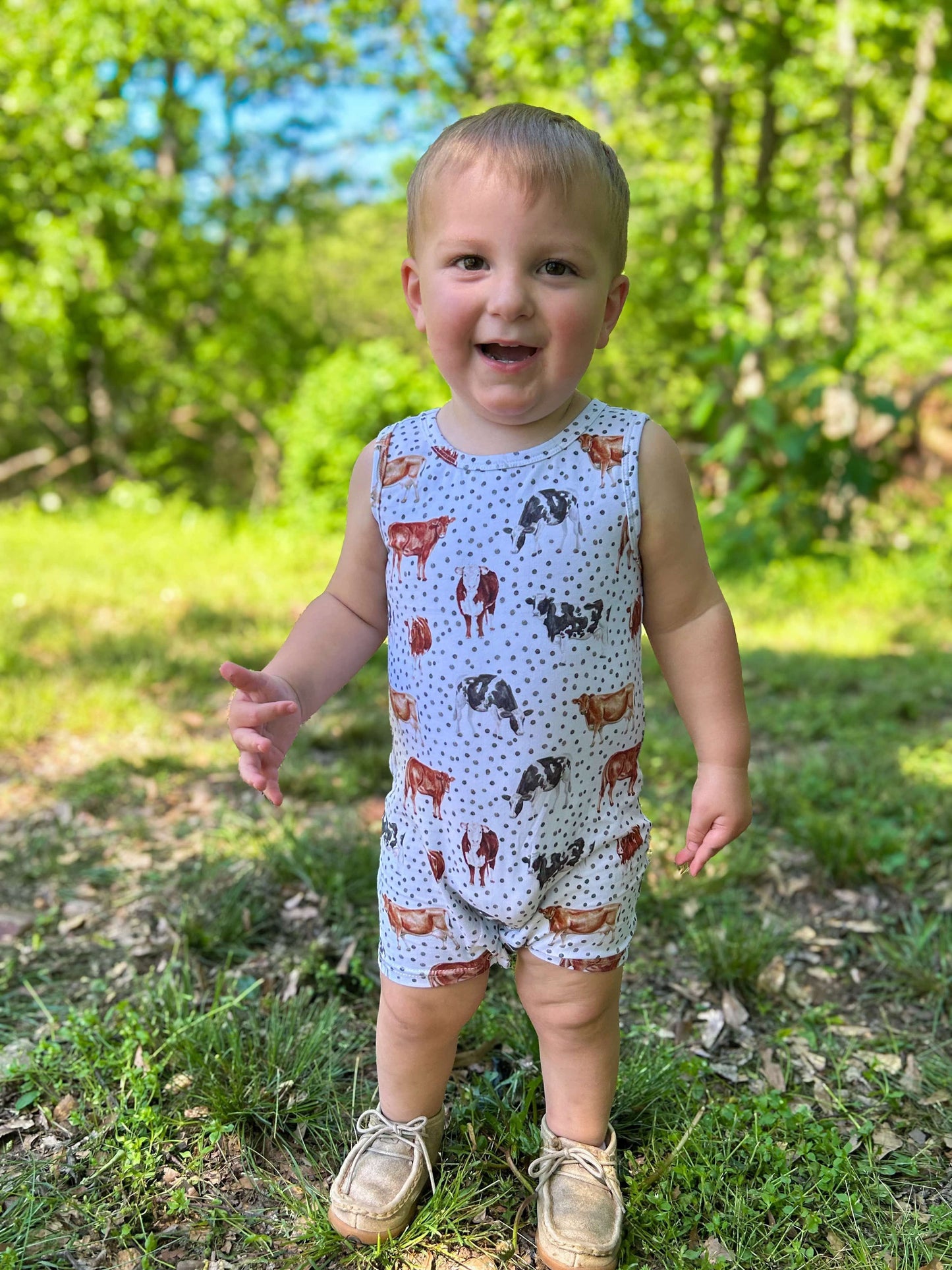 Heifer Tank Top Romper (FINAL SALE)