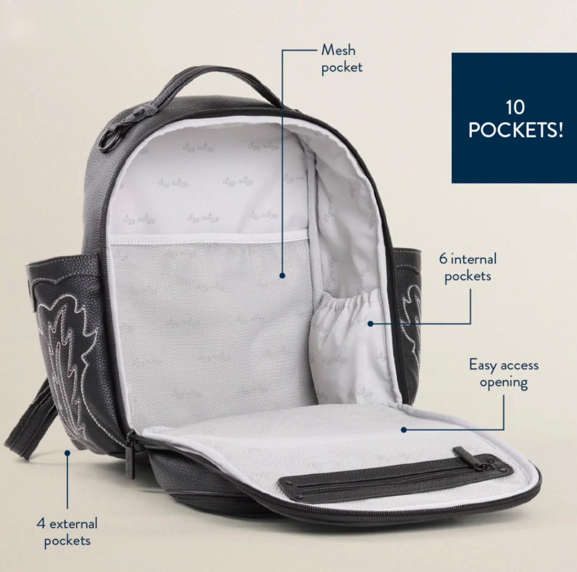 Black Itzy Ritzy Nash Mini