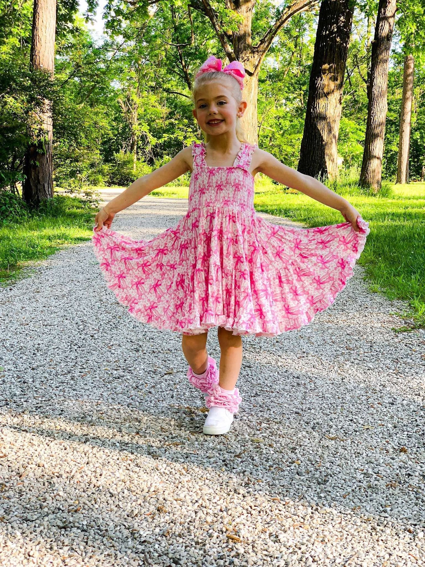 Blooming Bows Bamboo Dress