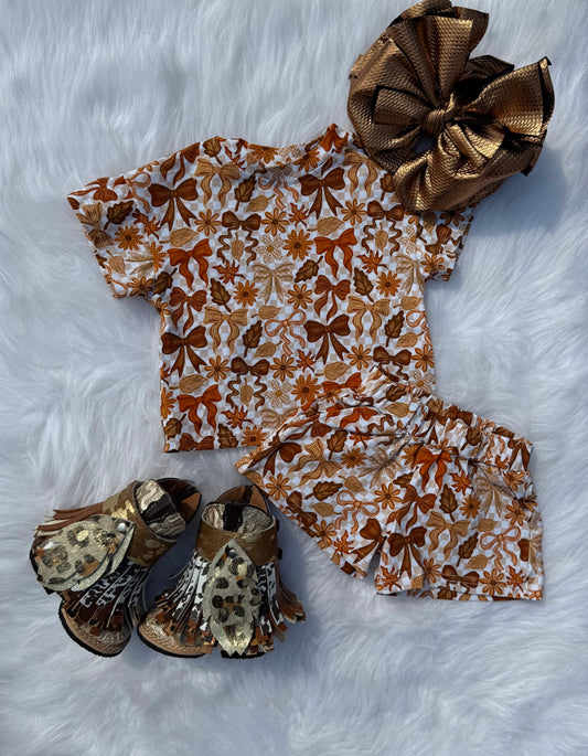Pumpkin Spice Bows Oversized Set (FINAL SALE)