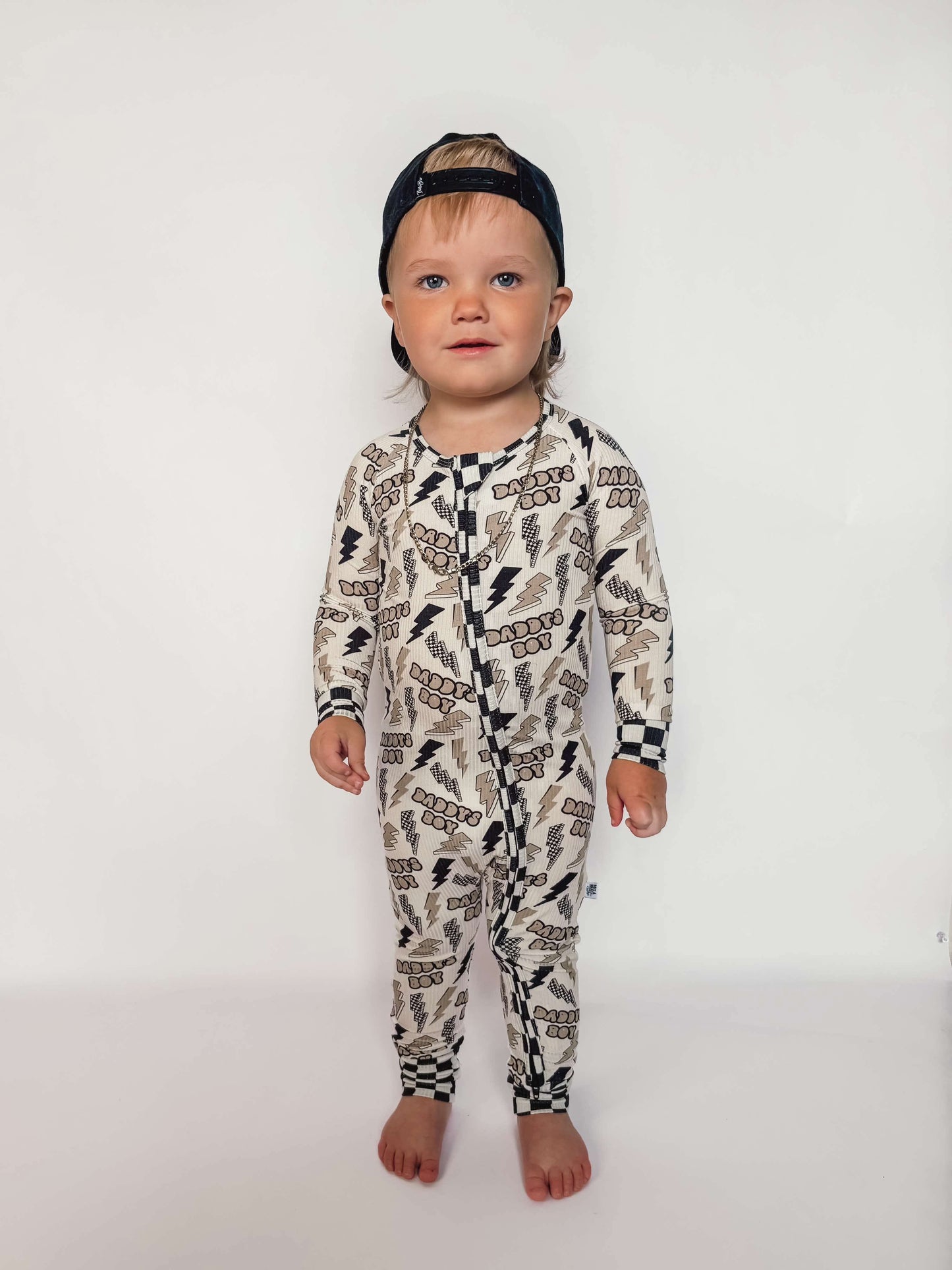 Daddy's Boy Ribbed Bamboo Sleeper