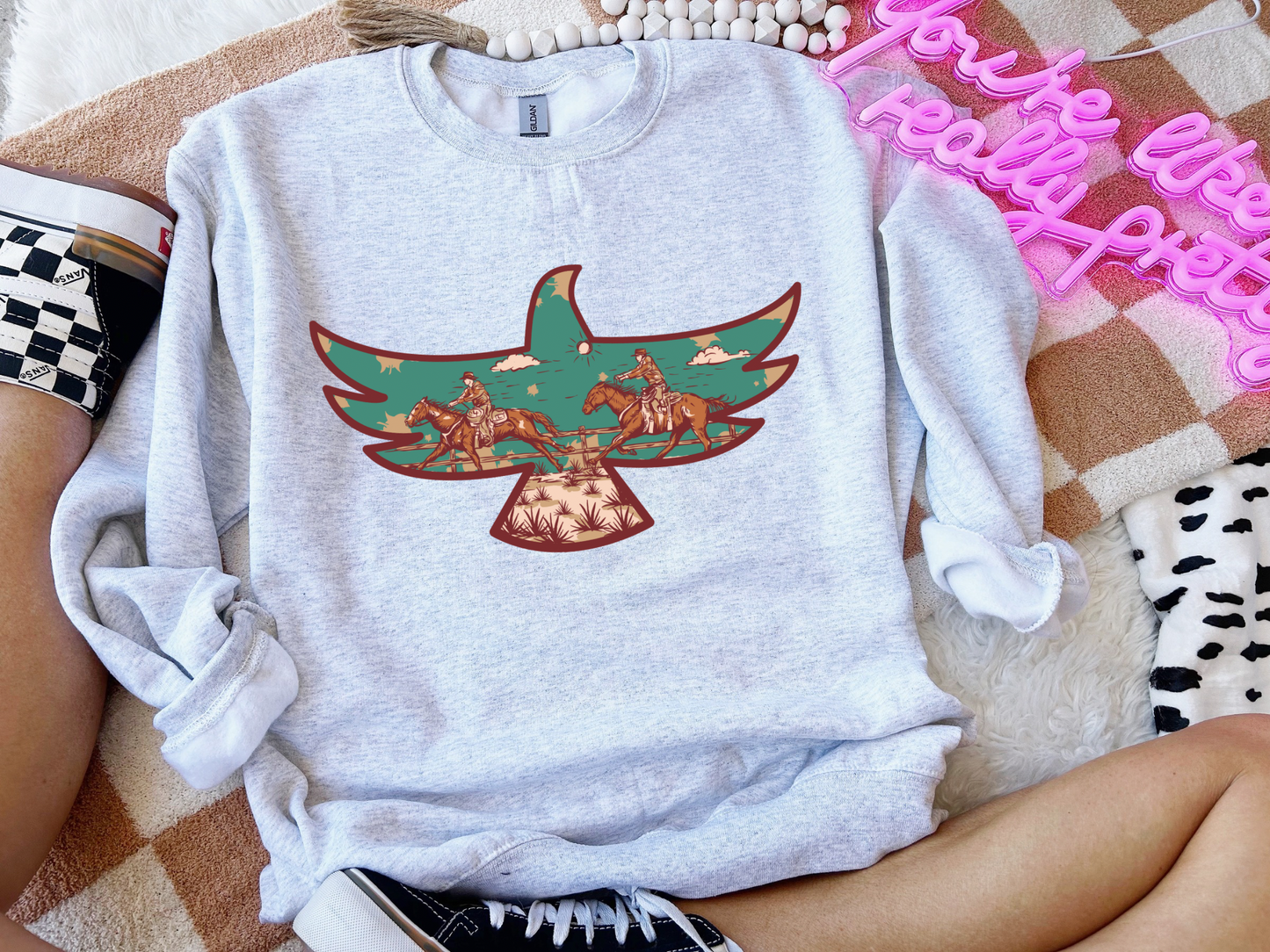 Western Wings Crewneck