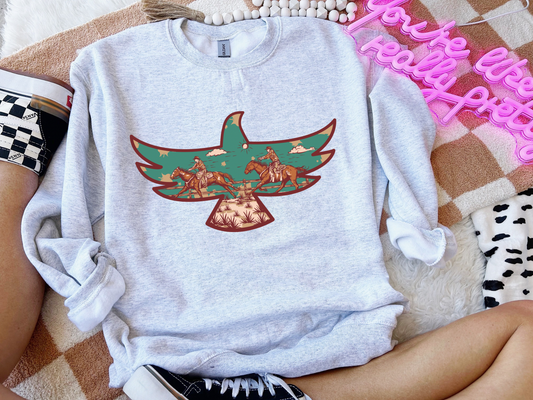 Western Wings Crewneck