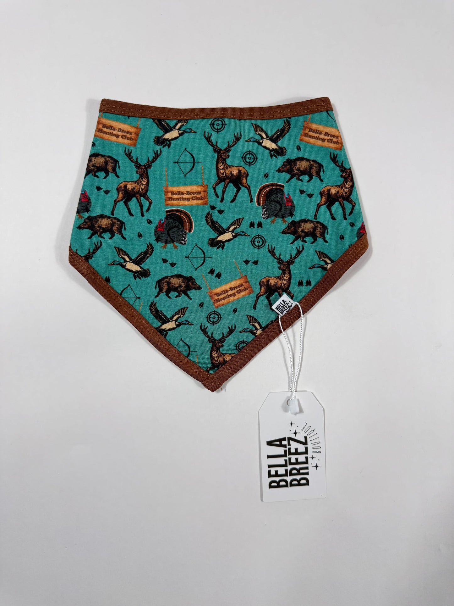 TEAL Bella-Breez Hunting Club Bamboo Bib (FINAL SALE)