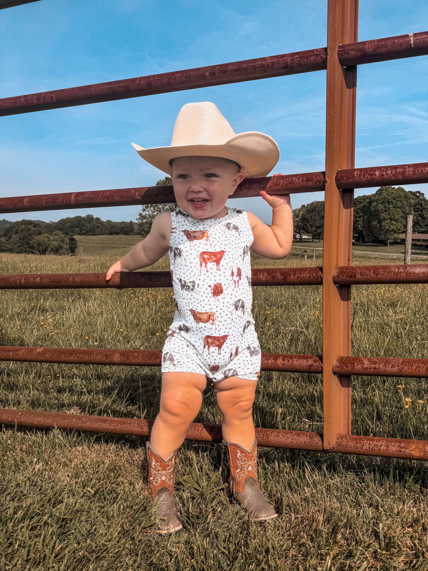 Heifer Tank Top Romper (FINAL SALE)