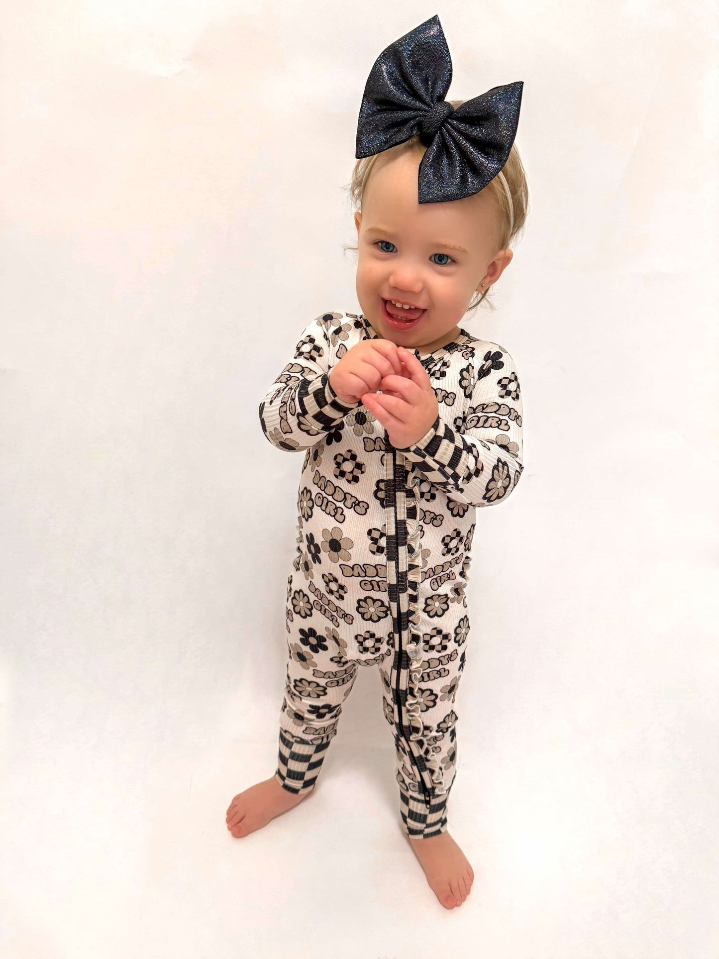 Daddy's Girl Ribbed Bamboo Sleeper