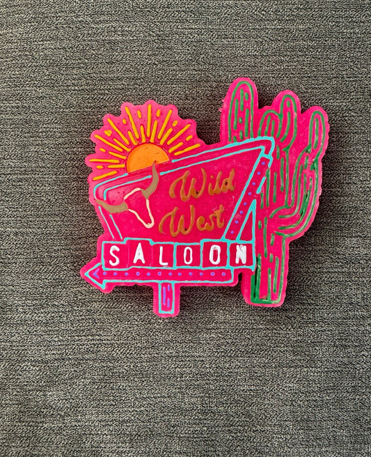 “Wild West Saloon” Freshie-Watermelon Leather