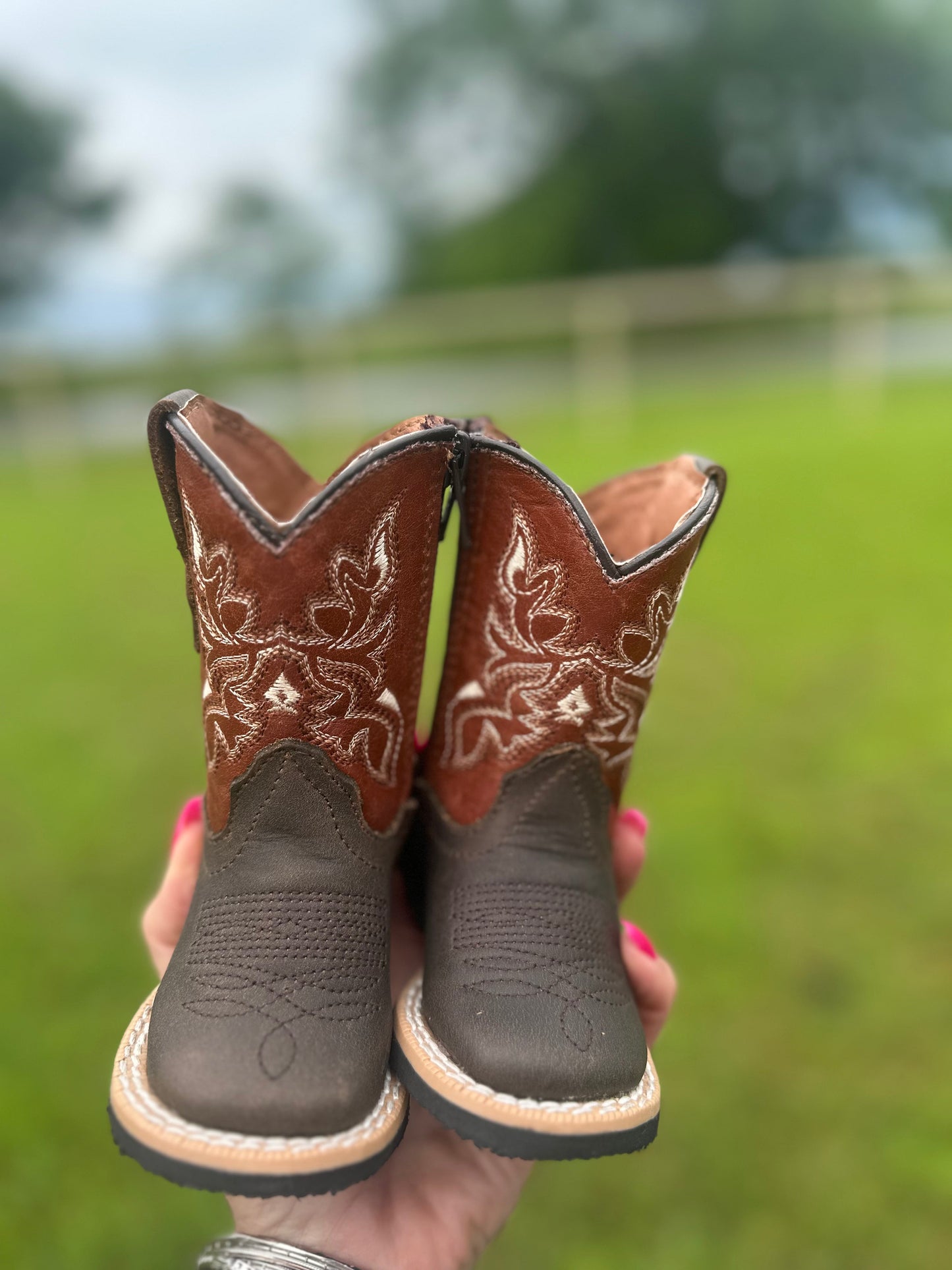 Chocolate w/Cognac Top Tanner Mark Boots