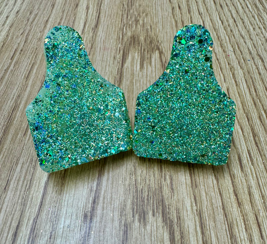 Cow Tag Vent Clips-Watermelon Leather