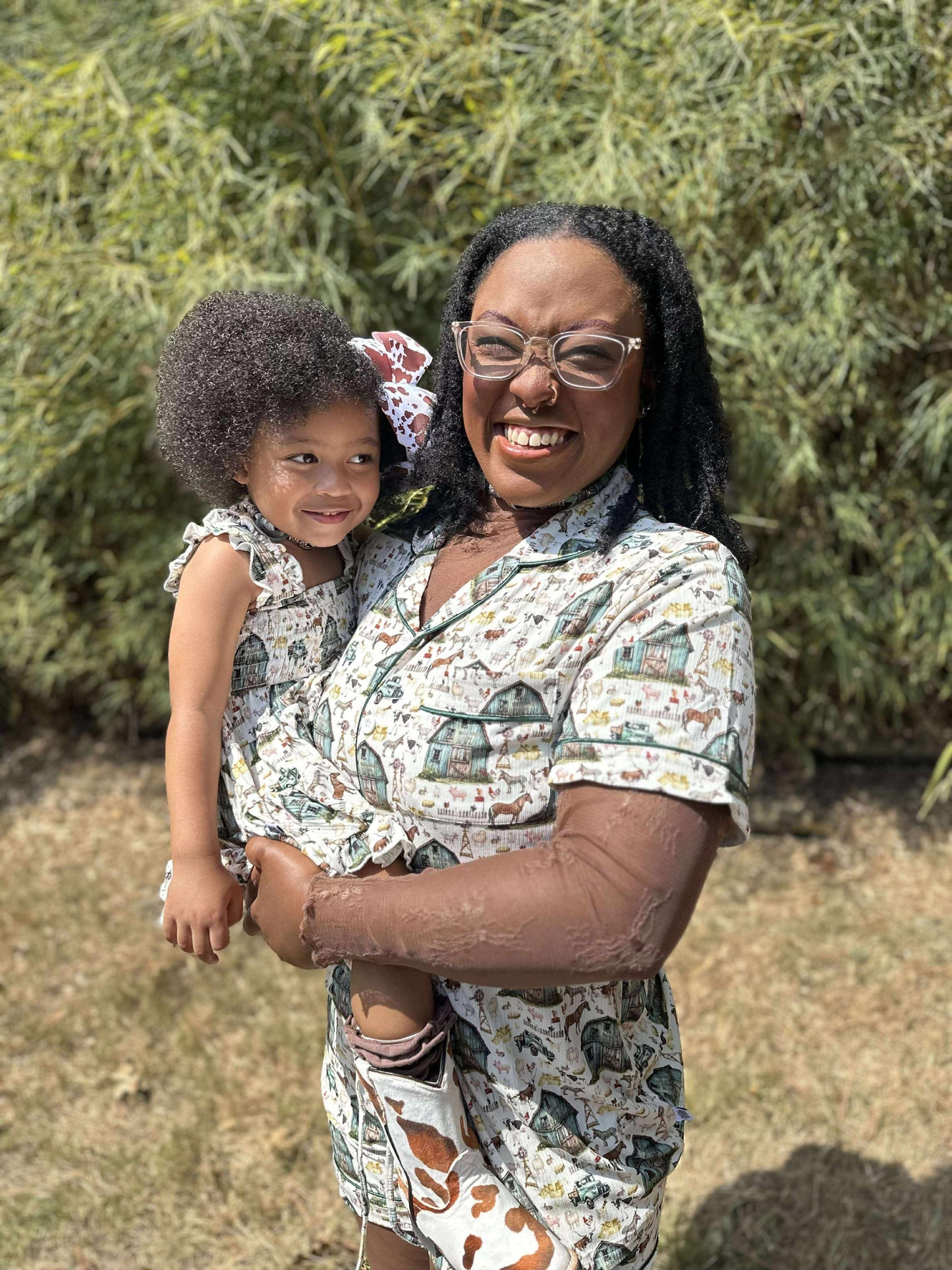 BBB Farm Women's Bamboo Button Up PJ Set