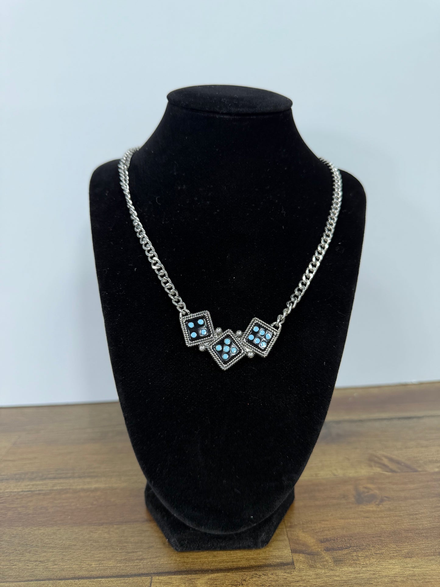 Triple Dice Necklace