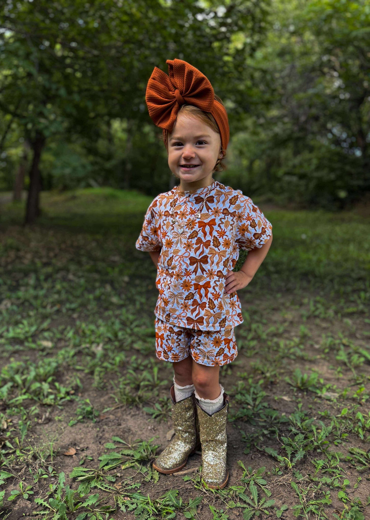 Pumpkin Spice Bows Oversized Set (FINAL SALE)