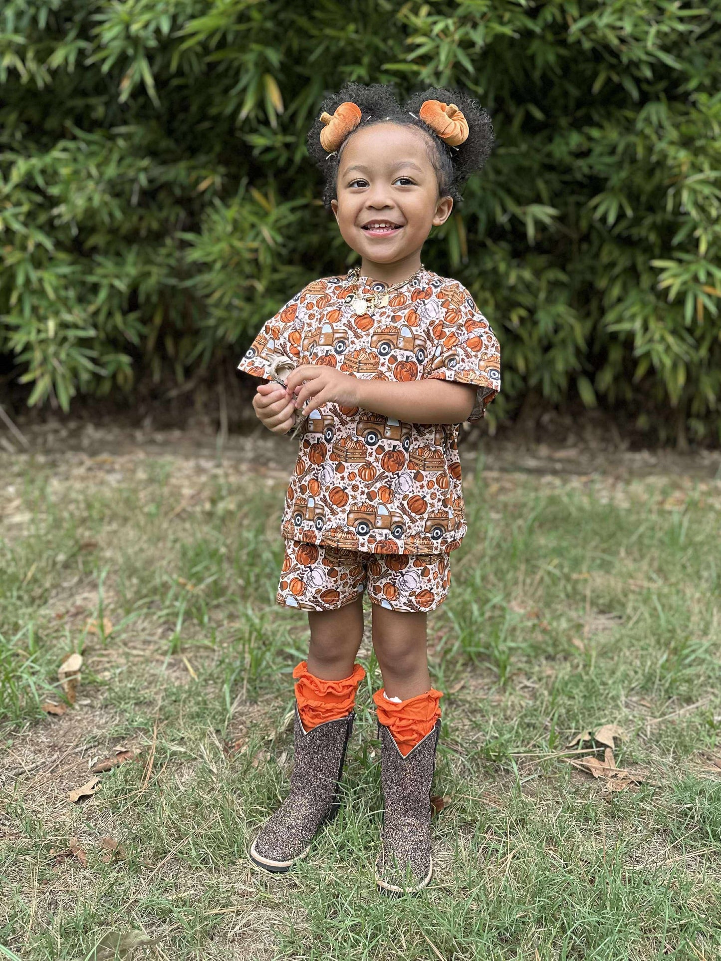 Pumpkin Spice Bows Oversized Set (FINAL SALE)