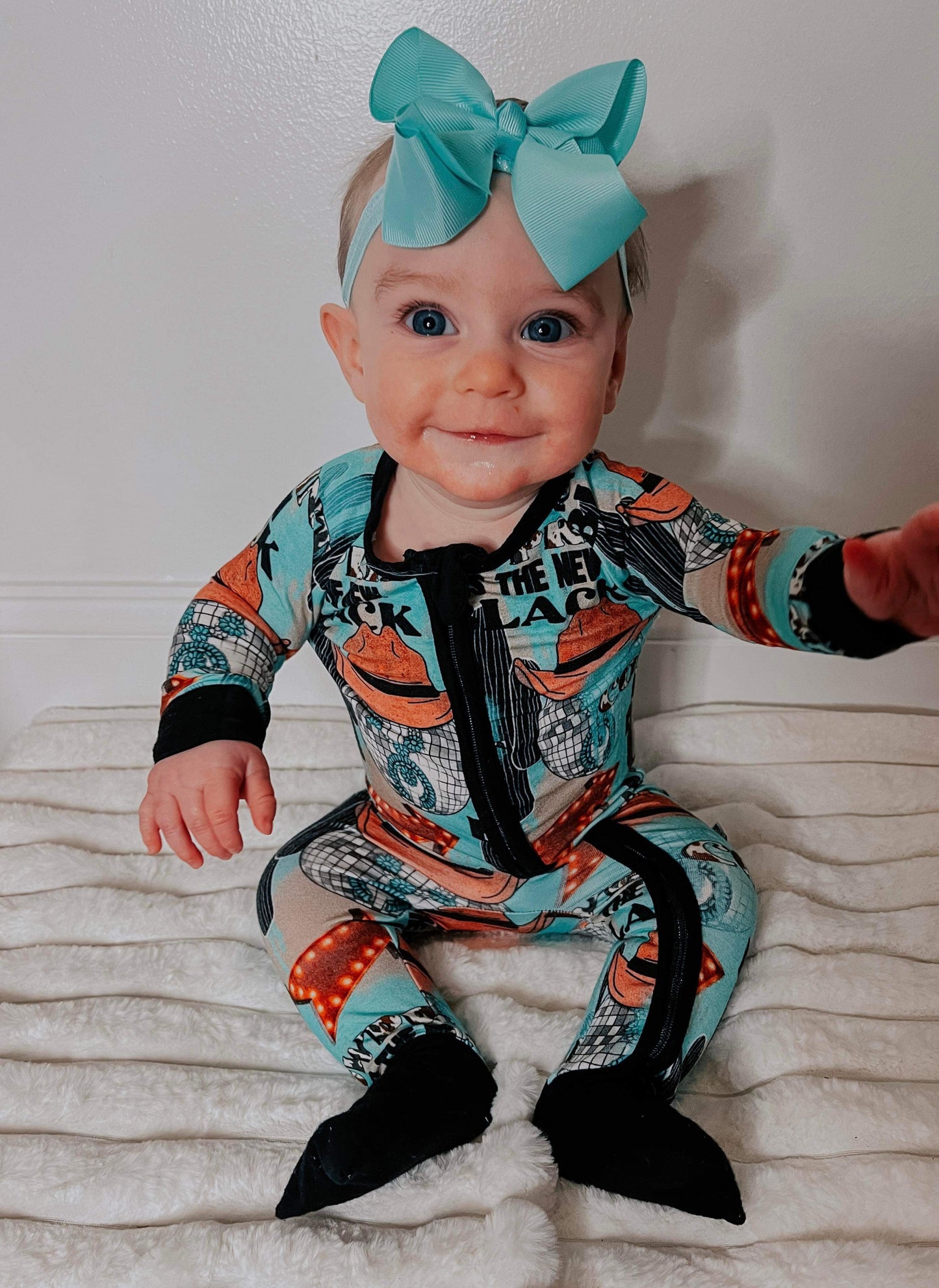 Cow Print is the New Black Bamboo Sleeper (FINAL SALE)