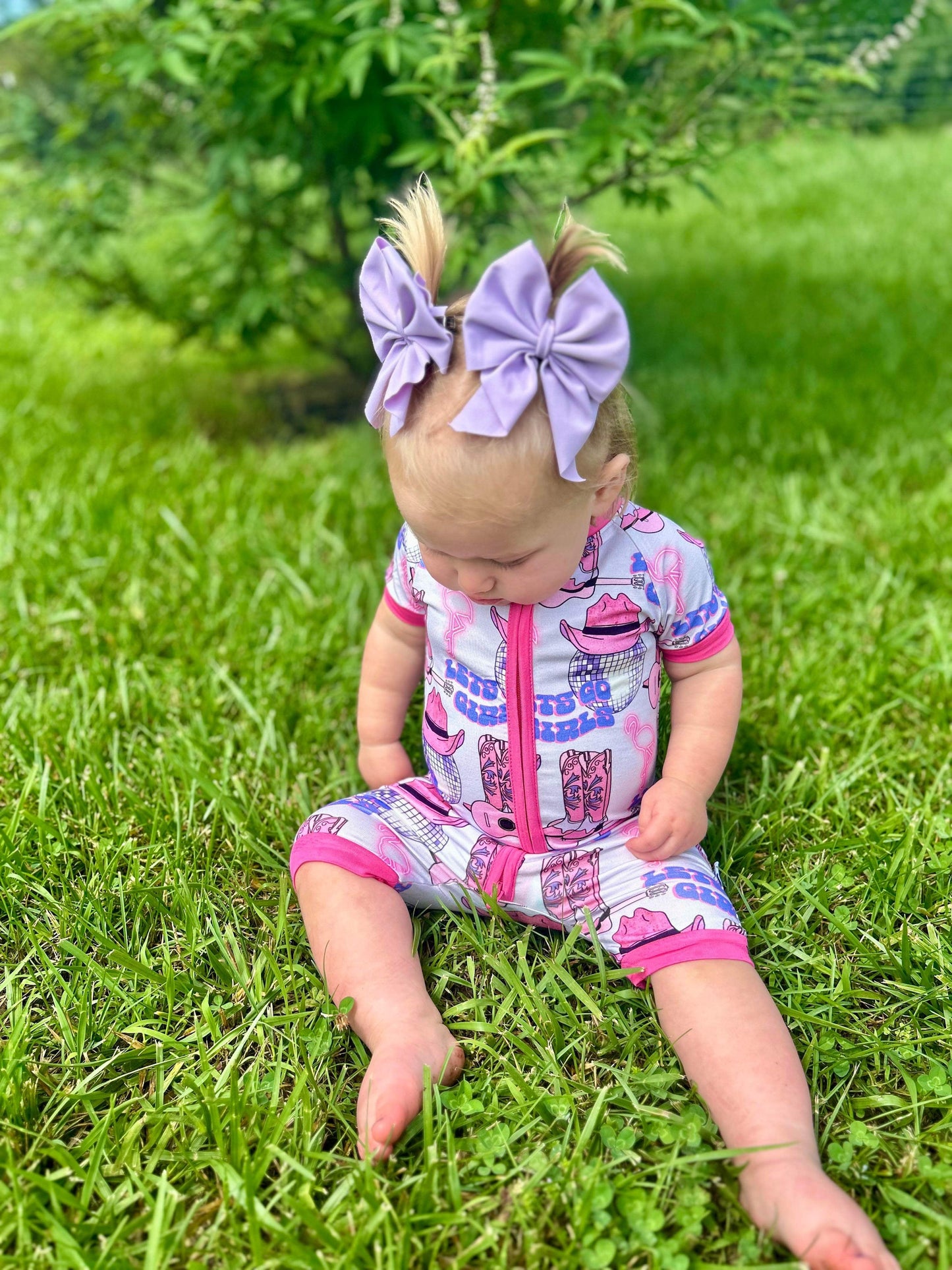 Let’s Go Girls Bamboo Shortie Romper (FINAL SALE)