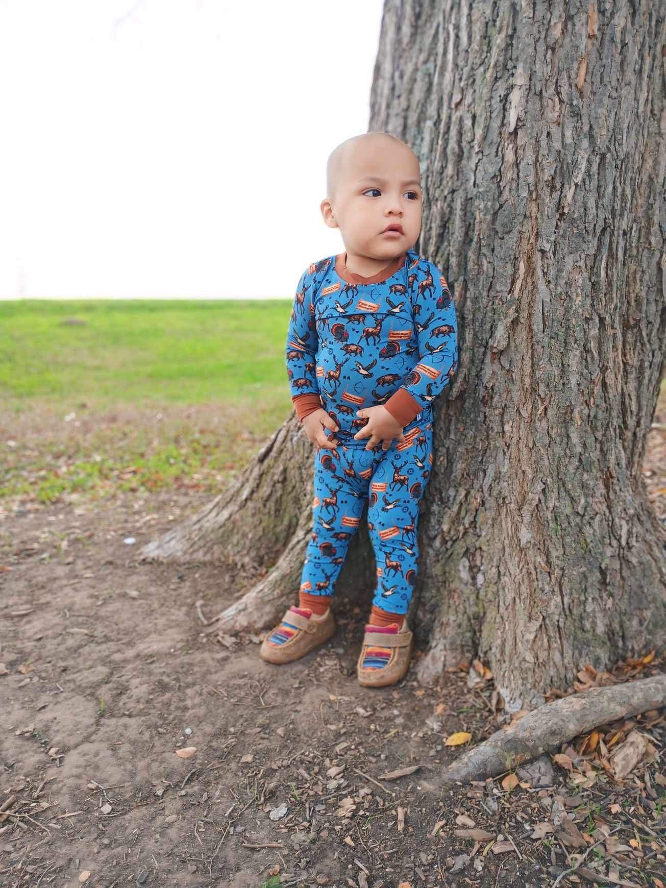 BLUE Bella-Breez Hunting Club Bamboo Set (FINAL SALE)