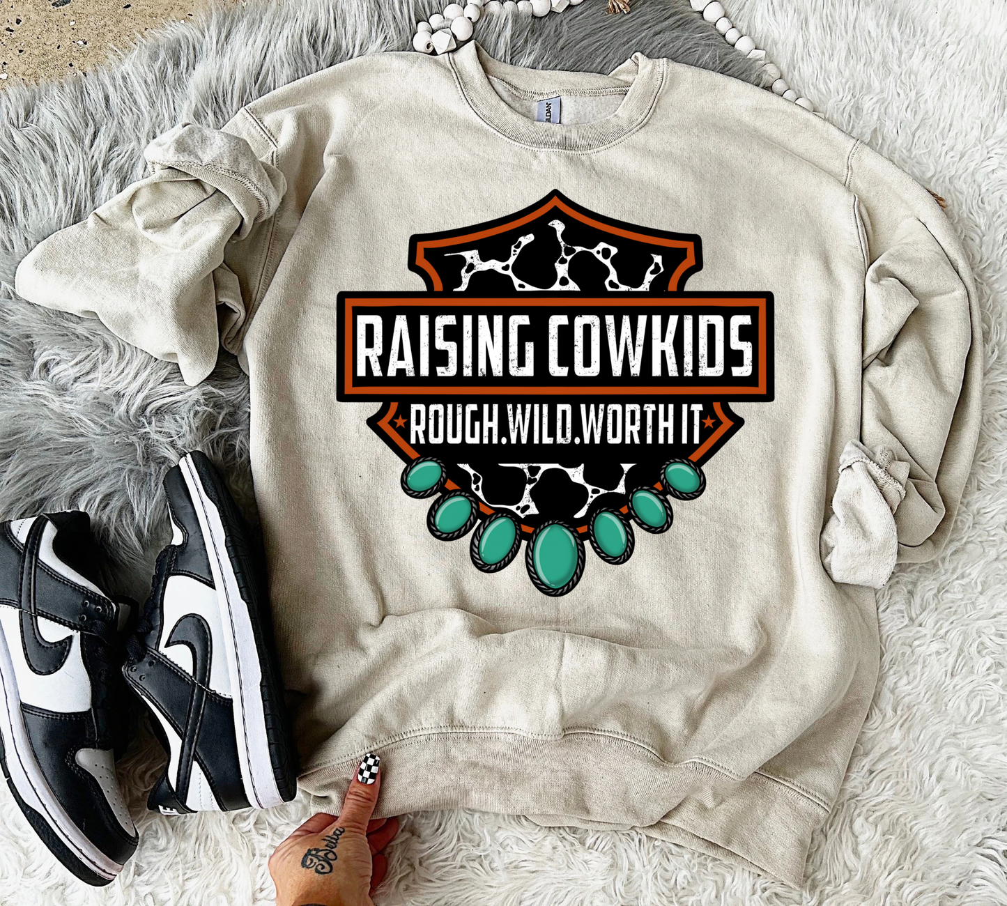 Raising Cowkids Crewneck