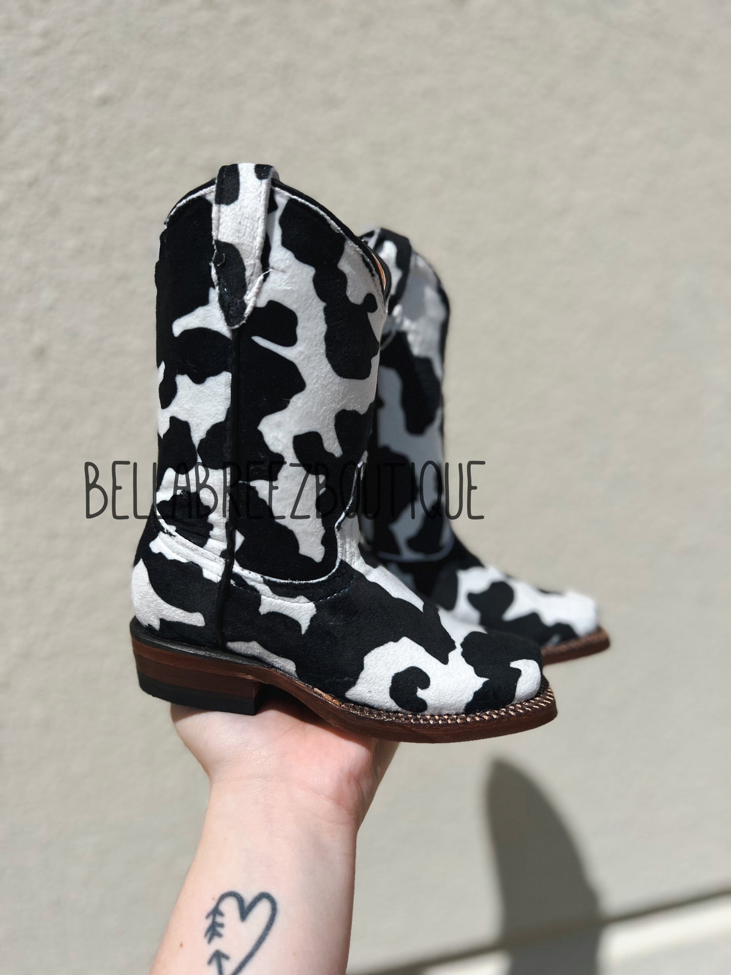 AS-IS Black Cow Tanner Mark Boots (READ DESCRIPTION)